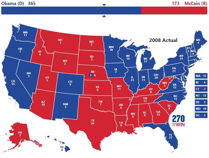 spolkosky's tweet photo. Obama won IA, IN, OH, NC &amp; FL.
Not saying it will happen again, but no matter what happens, we are not going back. https://t.co/nzZ14UKHqk