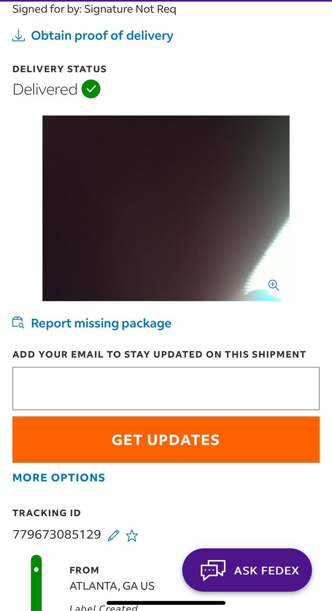 Gypsisoul1111's tweet photo. @FedEx real nice leave the package on the 1st floor in the middle of a hallway so a frail old lady like me on the 3rd floor has no way of lifting it. Oh and nice proof of delivery picture. Sneaky. https://t.co/y6lRq0VMN0