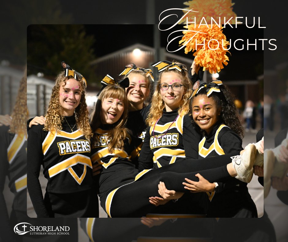 #ShorelandThankfulThoughts

We are thankful to our fall cheerleaders for being sources of energy and positivity during our home football games this year!
