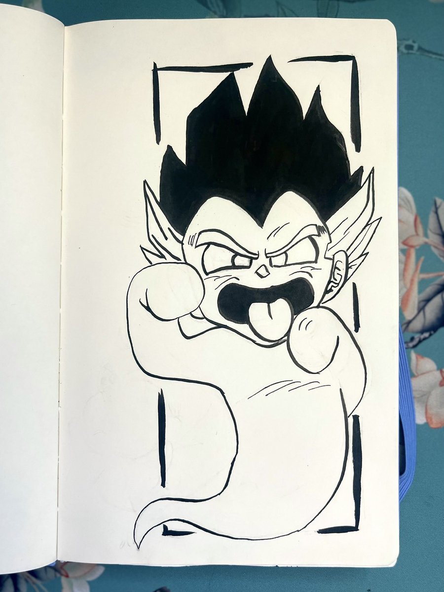 HarrisonCBerger's tweet photo. Super Ghost Kamikaze Attack!!

#InktoberDay3 #gotanks #ghostvibes #Inktober2024 #PenAndInk #ArtOfDivination #MagicalArt #DragonBallInspiration https://t.co/d2LBm7k9f6