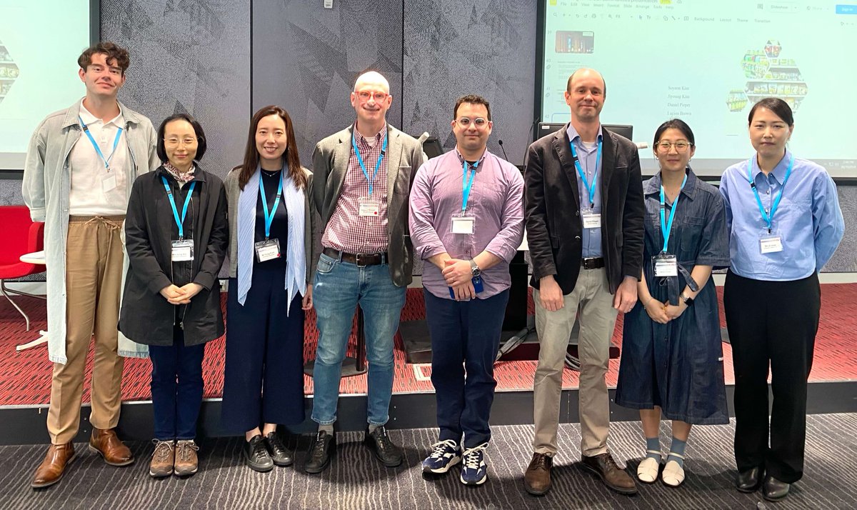 Wonderful to see some of the stars of Korean studies in Australia! They're at a @Monash_arts conference, but are also authors in our latest special edition!

<a href="/Eldin_Milak/">Eldin Milak</a> Min Jung Jee, Mi Yung Park <a href="/LucienBrownston/">Lucien Brown</a> @DrNicoFrasco Daniel Pieper, Ji Young Kim, &amp; Sin Ji Jung.