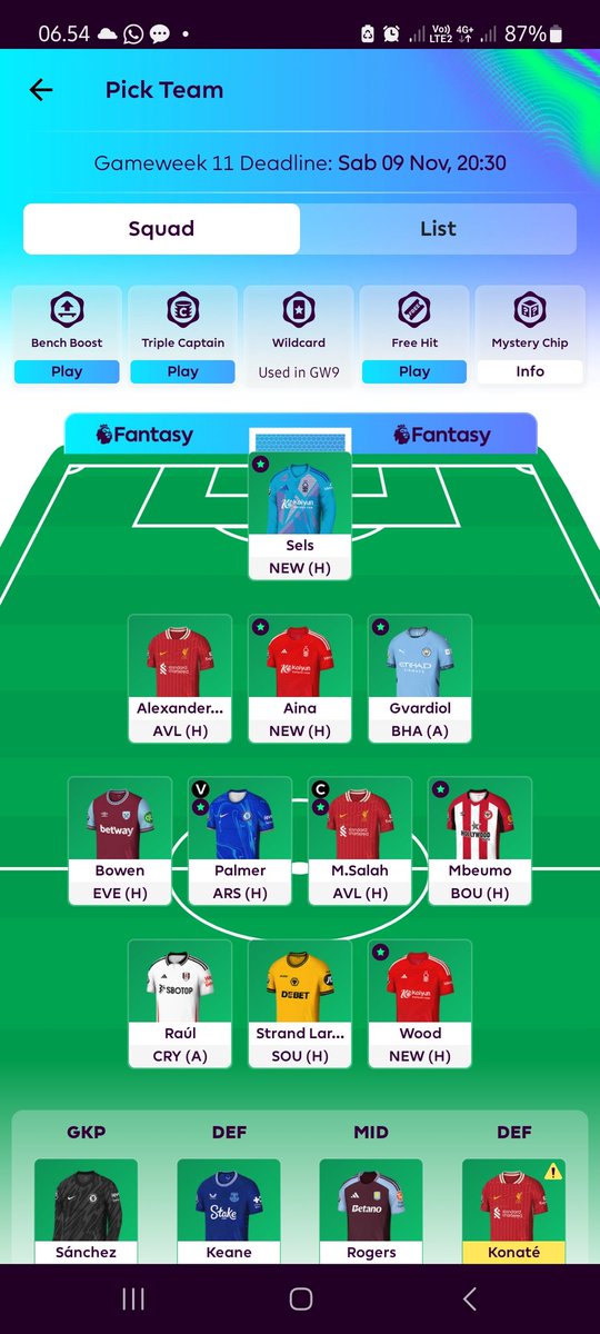 teguhsiddik's tweet photo. Ini tim FPL ku! Mana tim FPL mu? #FPLSTADEO @StadeoID 

@IrpanYudaripan @FahmiAlfajari19 @faizal_syabani https://t.co/3ep5HKIMwq