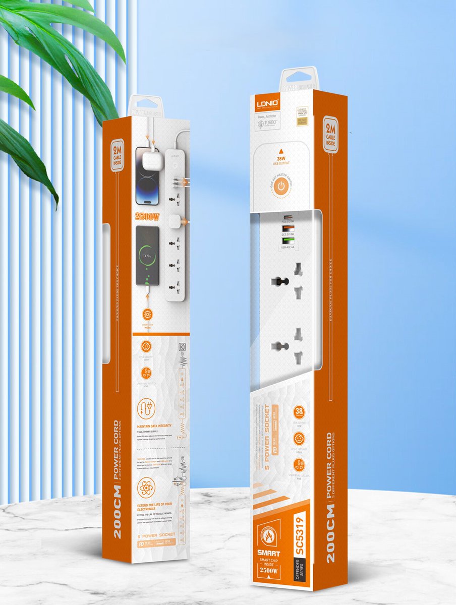 MickaVendorS's tweet image. LDNIO EXTENTION POWER SOCKET
Model: SC5319, UK-3Pin Plug, 2Meter Cord
USB Port: 1 Type-C, 1 QC, 1USB-A
USB Output: 38W Max 
In Stock @MickaVendorS 
For Orders: +256752364924
Cost Value: 135,000/-
YEM Digital Cash Back: 45%
#PowerSocket #Accessory #YEMDCB @MVS #WeDeliverNationWide