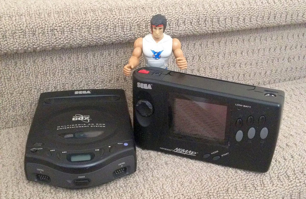 John Rambo endorsing the Sega CDX and Nomad. No wonder Sega lost money on hardware, they paid this guy mega bucks to peddle their wares. I 🩷 Sega!