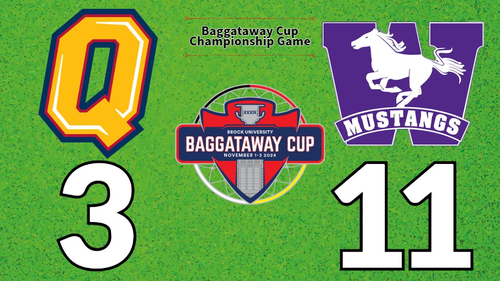🏆 Western Mustangs repeat as CUFLA #BaggatawayCup champions with a victory over Queen's Gaels 
gamesheetstats.com/seasons/5997/g…