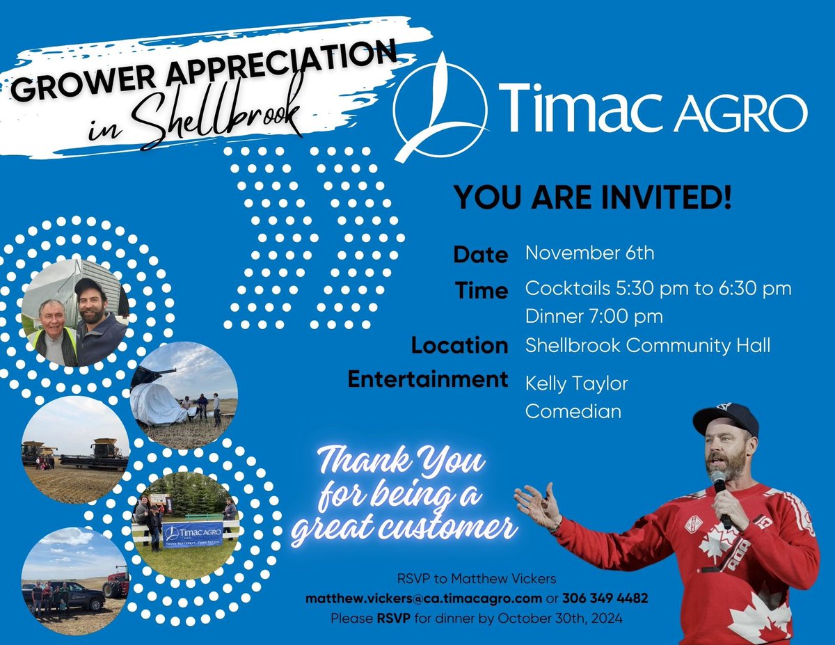 Matthewmophead's tweet image. Draw is happening this Wednesday in Shellbrook! For a very good cause and the beverages purchased, proceeds go towards the Shellbrook School Project! At Timac we don’t just get involved in farming the future but keeping the future alive for smaller communities!