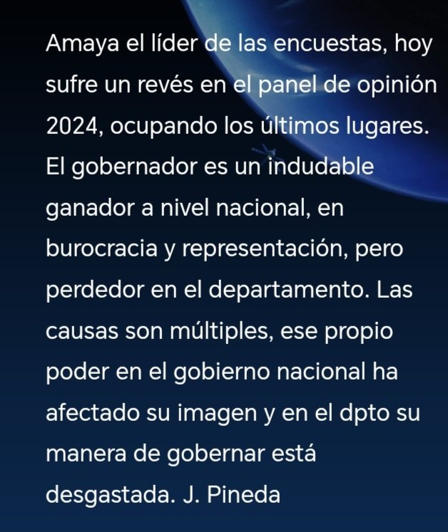 pinedajacinto's tweet photo. Amaya el líder de las encuestas, sufrió un revés en el panel de opinión 2024, ocupando los últimos lugares. Que pasó con el gobernador de Boyacá?, aquí una reflexión https://t.co/3htSn4HKrR