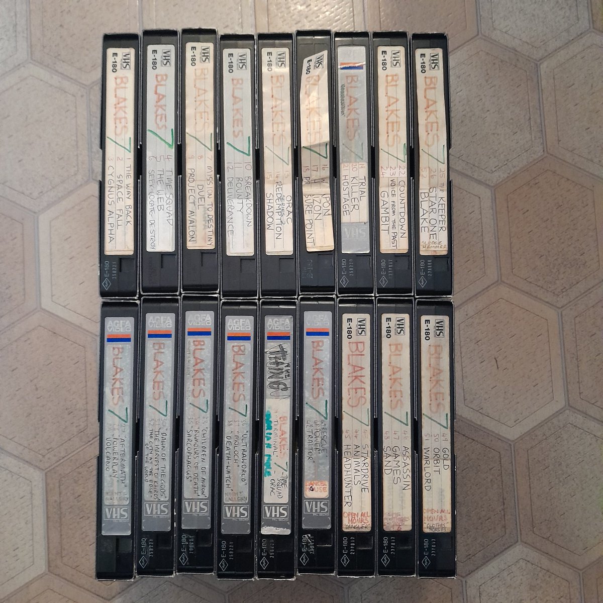 JonPreddle's tweet photo. @Blakes7Diary These are off airs from a repeat in New Zealand in mid 1980s. Also Photo of NZ release of The Beginning. https://t.co/OgeVkkqxfG