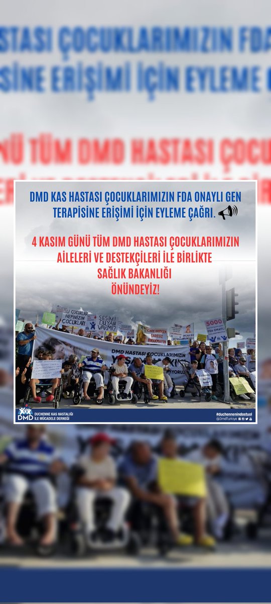 polat_ozbal's tweet photo. Yarın Sabah 10'da DMD Kas Hastası Evlatlarımız için aileleri ve destekçileri ile birlikte 
Sağlık Bakanlığı önünde olacağız.
Tüm arkadaşlarımı davet ederim
Sağlık Bakanlığı
Bilkent Şehir Hastanesi Kampüsü
@iyiparti 
@MDervisogluTR https://t.co/yTNED52yJ6