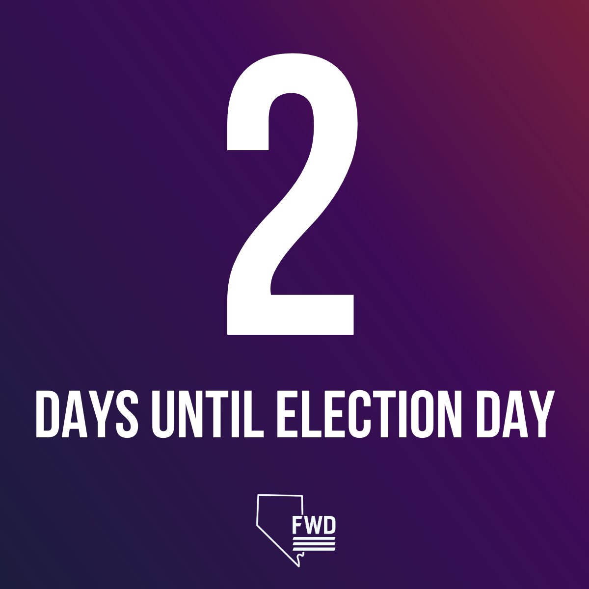Only 2 days left until Election Day on November 5th! Make your voice heard and help shape a future that reflects your values.

Visit forwardparty.com/endorsements to learn about Forward Party-endorsed candidates committed to moving us Forward.

#ElectionDay #YourVoteMatters #Vote
