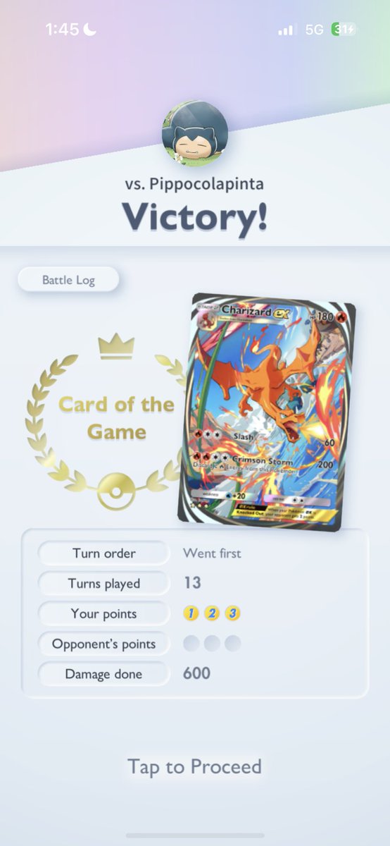 Charizard with the perfect sweep #PokemonTCGPocket