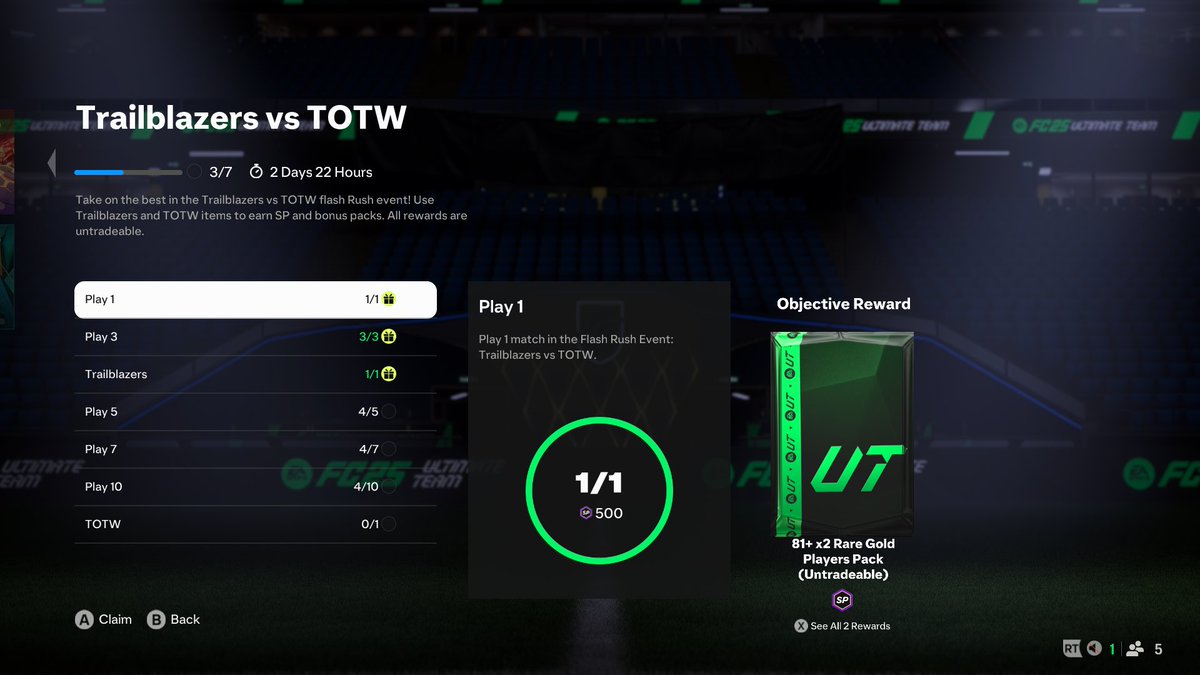 🚨How to complete the new Rush Objective Quickly🚨

- Go into a game
- Quit
- The game counts!

❤️ like for more tips