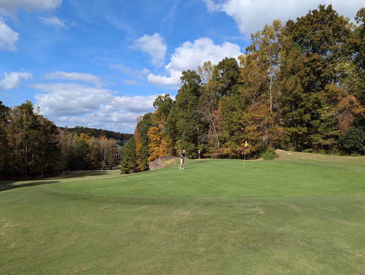 TD2timeMVP's tweet photo. Fun round at St. Marlo Country Club in Duluth, Georgia. Couldn't have asked for better November weather. Course was in great shape. We've played here on and off since 2007 and the conditioning - especially the greens - was the best I can remember in recent memory. β³οΈ #GolfAtlanta https://t.co/aIUhssod8B