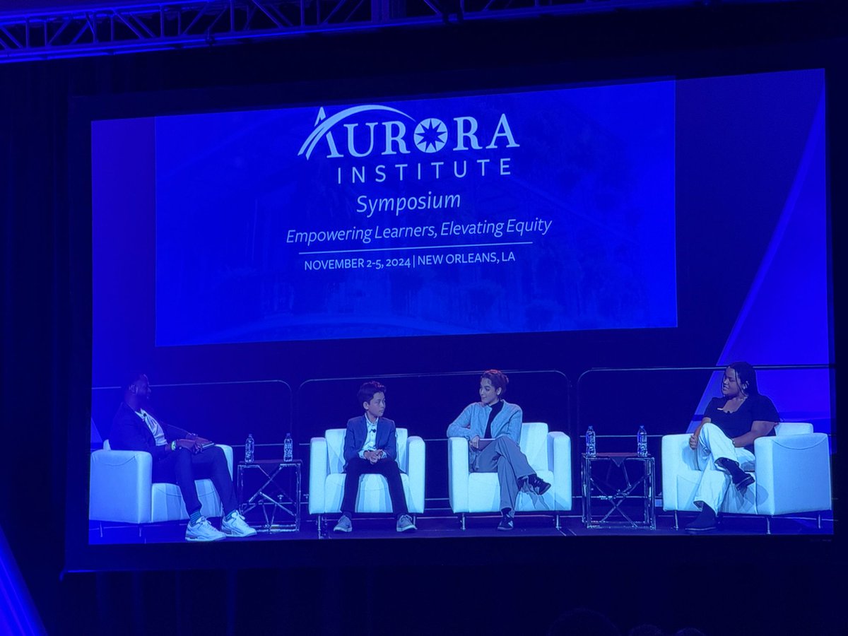 katiemartinedu's tweet photo. Nothing better than centering learners, their stories, and their aspirations! Thank you @carlosmoreno for moderating this amazing panel! #learnercentered #lcbrightspots #aurora24

“We are the future, invest in us!” https://t.co/uifybGAdmG