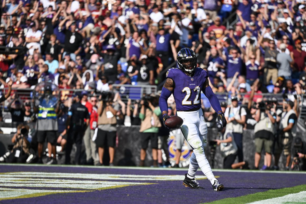 NFLFantasy's tweet photo. Derrick Henry in 2024:

Week 1: TD
Week 2: TD
Week 3: TD TD
Week 4: TD TD
Week 5: TD
Week 6: TD TD
Week 7: TD
Week 8: TD
Week 9: TD TD https://t.co/RA3v8wxk7X