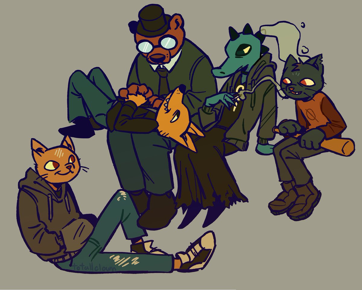 totallclown's tweet photo. so i replayed night in the woods............... #nitw #nitwfanart #doodle https://t.co/5oAJapXkMM