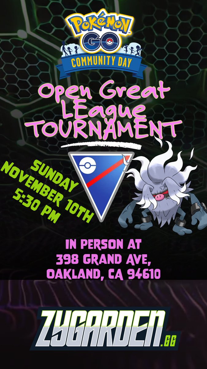 Development continues and while we don't have a launch date yet, we want to start gathering feedback! Therefore, we're hosting an in-person OGL tournament on Sunday, Nov 10th at 5:30pm at 398 Grand Ave, Oakland CA. Come test the platform and meet some members of our team!
