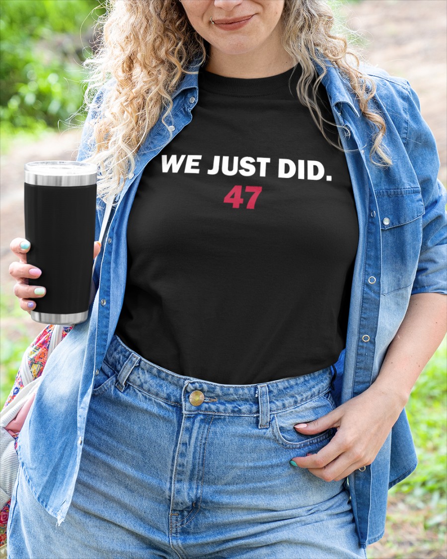UsatrendyS's tweet image. We just did 47 T Shirt

Store here:
usatrendyshirt.com/we-just-did-46…

#WeJustDid47
#MakeAStatement
#ProgressAndUnity
#WearYourPride
#StandForChange
#Celebrate47
#BoldApparel
#StyleWithPurpose
#UnityInFashion
#ApparelForChange