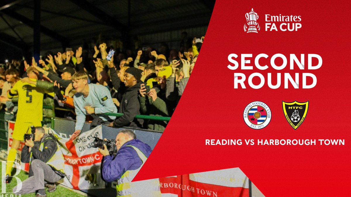 🏆 The 2024-25 <a href="/EmiratesFACup/">Emirates FA Cup</a> Second Round draw has been made...

➡️ And we travel south to <a href="/ReadingFC/">Reading FC</a> of League One!!!

#UpTheBees #Harborough <a href="/hfmnews/">HFM News</a> #NonLeague <a href="/BBCRLSport/">BBC Sport Leicester</a> <a href="/ITVCentral/">ITV News Central</a> <a href="/BBCLeicester/">BBC Leicester</a>