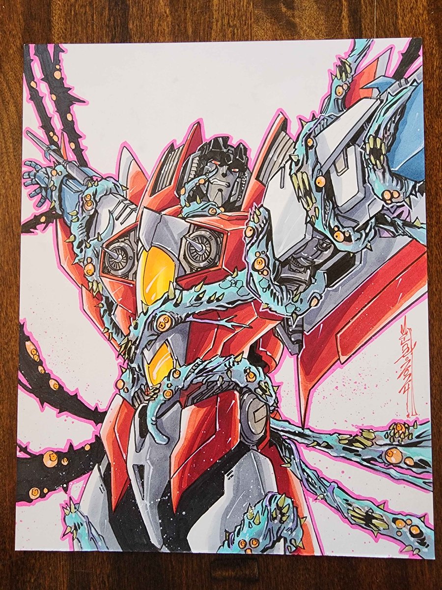Got my delightful piece from <a href="/markerguru/">Alex Milne</a>- a truly EXCELLENT ROM Vs Transformers piece. Asked for full freak and appreciate the delivery😅 IT WAS A PLEASURE, TFCON BALTIMORE HAHA