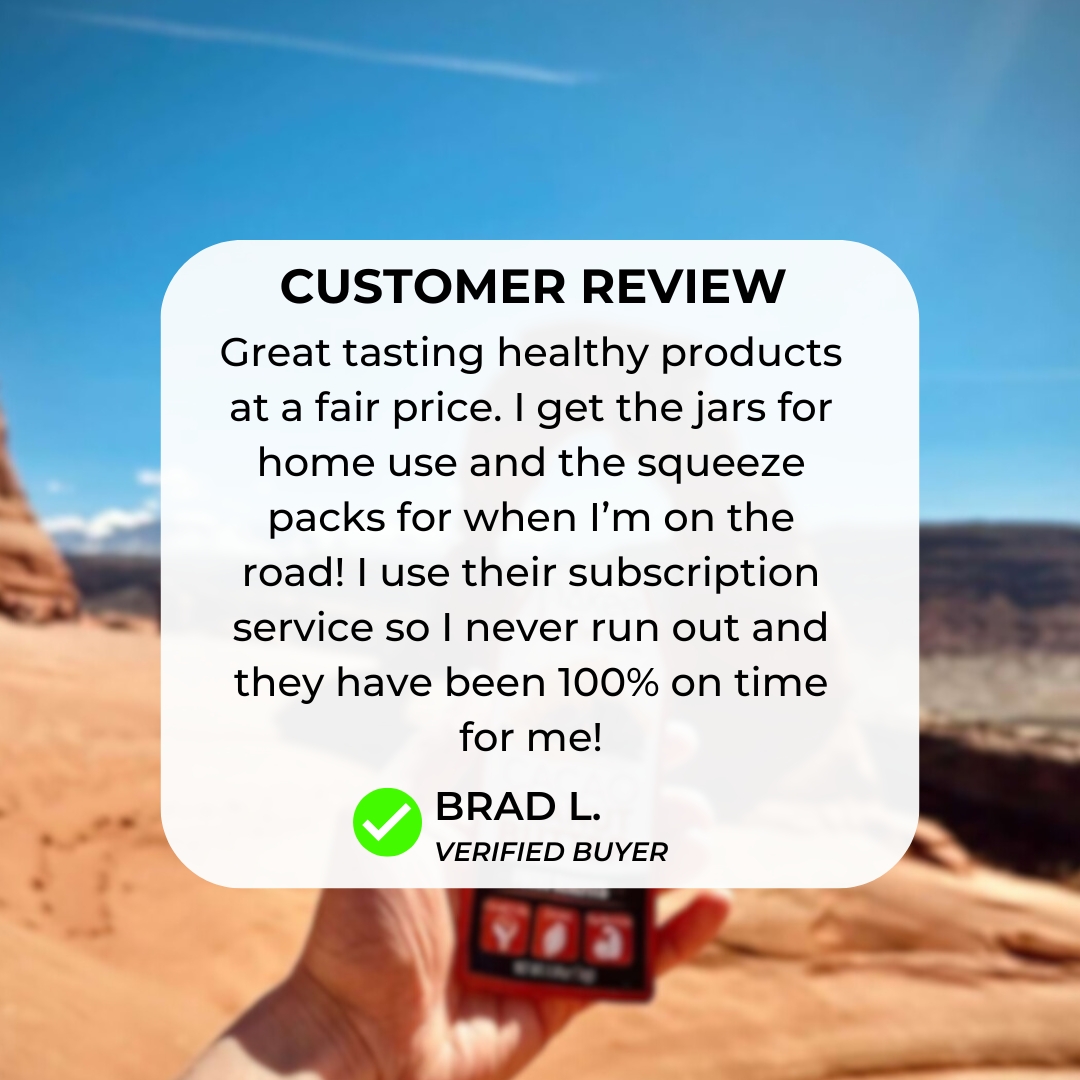 Consistency meets convenience! 💪 Thanks for loving our subscription service and getting the most out of Nakee Butter. Fueling your routine has never been easier! 🥜✨
____
#NakeeButter
#GetNakee
#SupportSmallBusiness
#CustomerReview
#SubscriptionSuccess