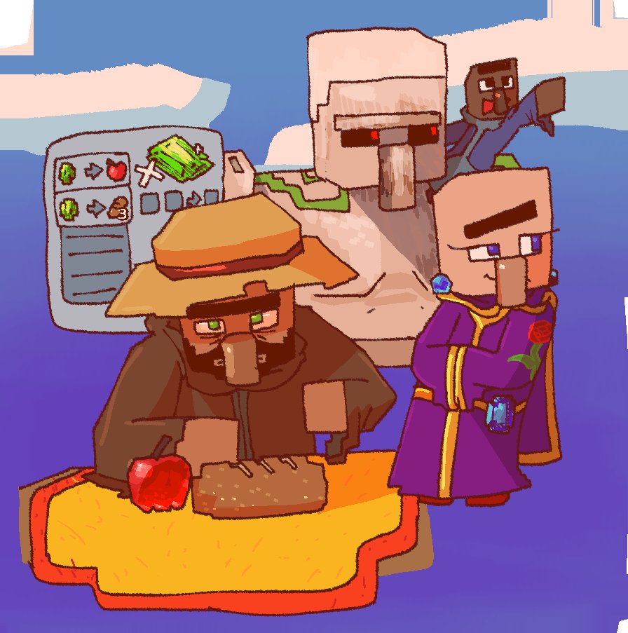 StarGazerD140's tweet photo. love minecraft villagers https://t.co/nDgV0hLhFU