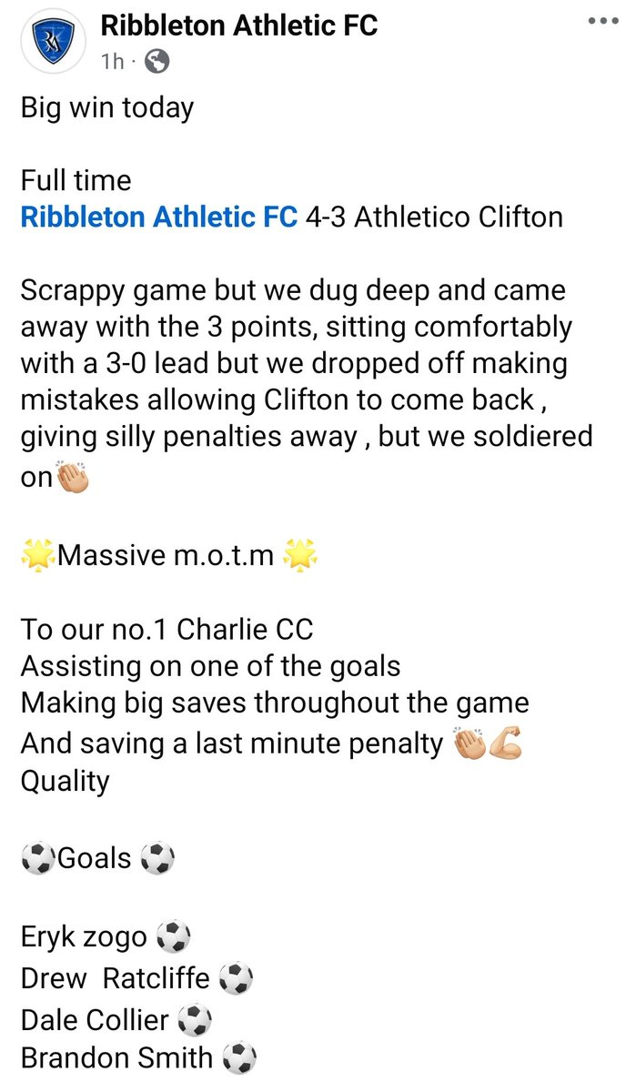 Should of easily been 6 goals up in the first half but we dropped off the gas and allowed them to bring it back but nevertheless we didn't stop and got the 3 points 👏🏼💙 UTFR