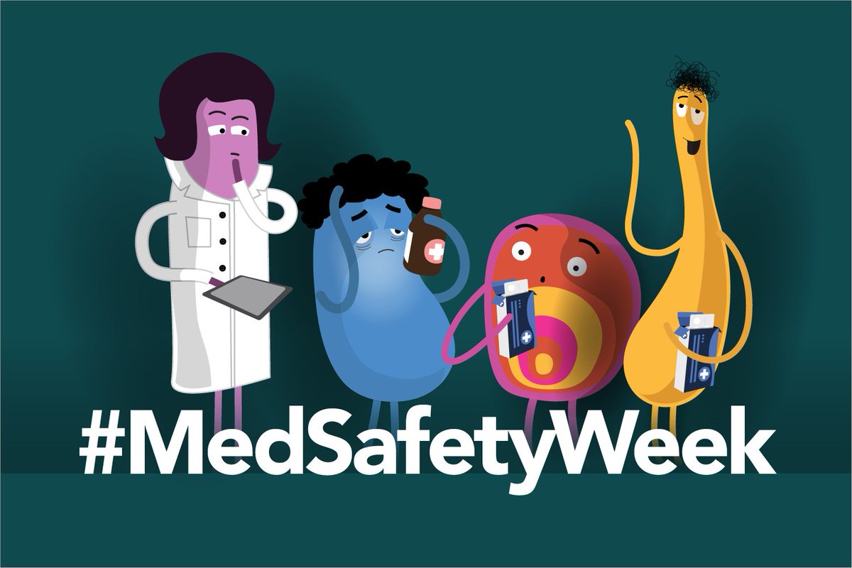 It's #MedicationSafetyWeek!

From 4-10 November, we're raising awareness of the importance of safe medication practices and encouraging everyone to report side effects when they occur.

Explore our resources to improve #MedicationSafety ow.ly/llmQ50TWSya