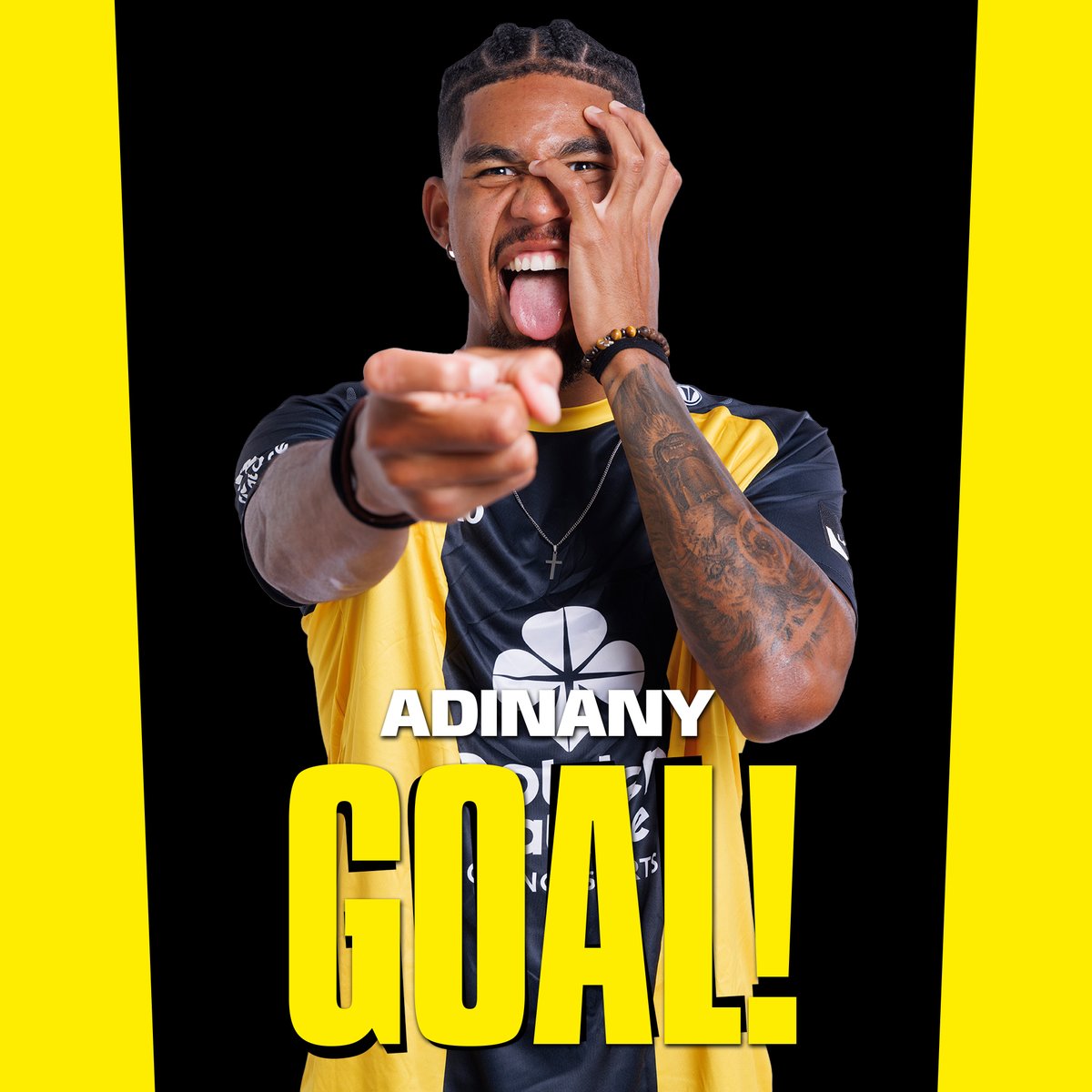 K_Lierse_SK's tweet photo. β± 86' | 3οΈβ£ - 3οΈβ£ | Goed afgelegd door El Touile, Adinany zet met zijn tweede van de avond de 3-3 op het bord! #PATLIE https://t.co/KYNNintgU7
