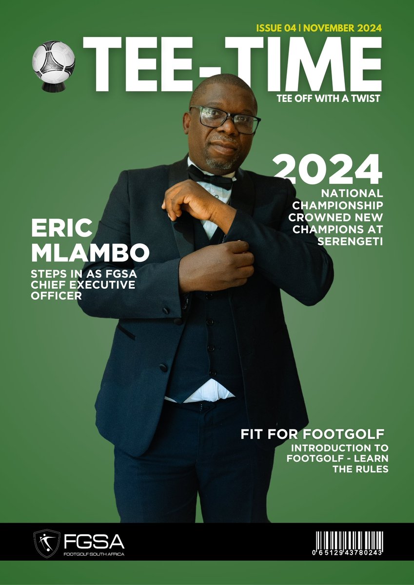 FootGolfSA's tweet photo. The 4th Edition of our Tee-Time Magazine is out. We have to say, it's quite demure ππ½
Check it out on the link below.
https://t.co/WxrxST99Xs
#teetimemagazine
#footgolfgrowth
#footgolfpower
β½οΈβ³οΈπΏπ¦ https://t.co/oSMUceFToF