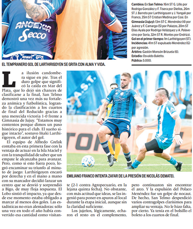 🏆 #PrimeraNacional #AFA
⚽️ <a href="/clubsantelmo/">Club Atlético San Telmo</a> 1 <a href="/OficialGyEJujuy/">Gimnasia y Esgrima de Jujuy</a> 0
👉 dijo <a href="/cronica/">۟</a>