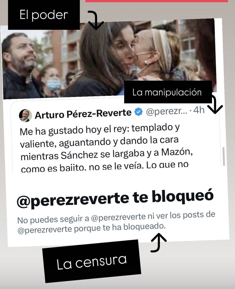 #PérezReverte me ha bloqueado por dar mi opinión de su tuit. Qué desazón.
