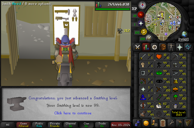 Flohme's tweet photo. #15 🔨 Maxed (Not including Slayer) 😃 https://t.co/mdJDNfjkMg