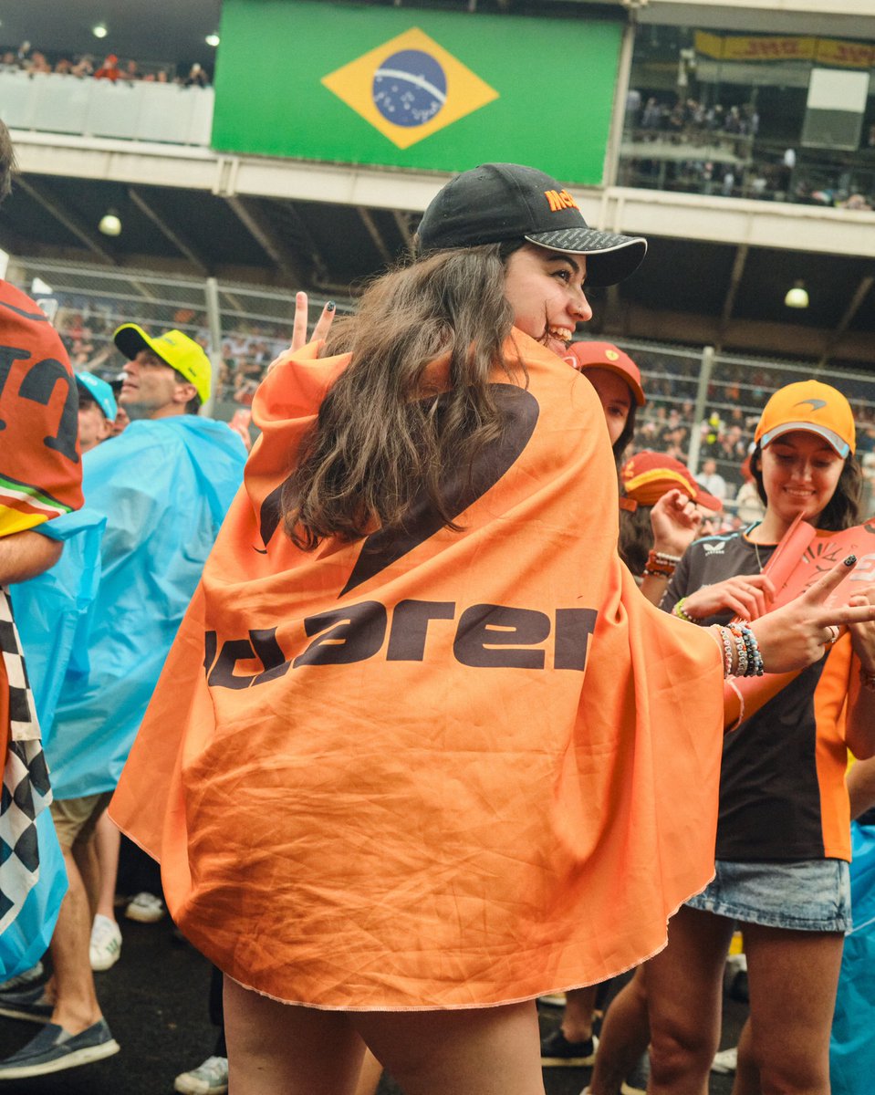 McLarenF1's tweet photo. The dedication and support shown by you all this weekend has been next level. Obrigado, Brazil. 🧡🇧🇷

#BrazilGP #FansLikeNoOther https://t.co/ngSYaTfFCW