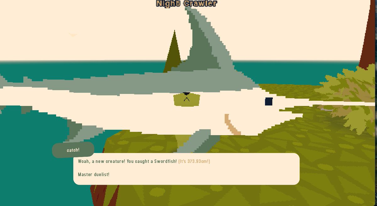 Ok, this game is great. Don't mind me, fishing to my hearts content. #WEBFISHING 😌🐟