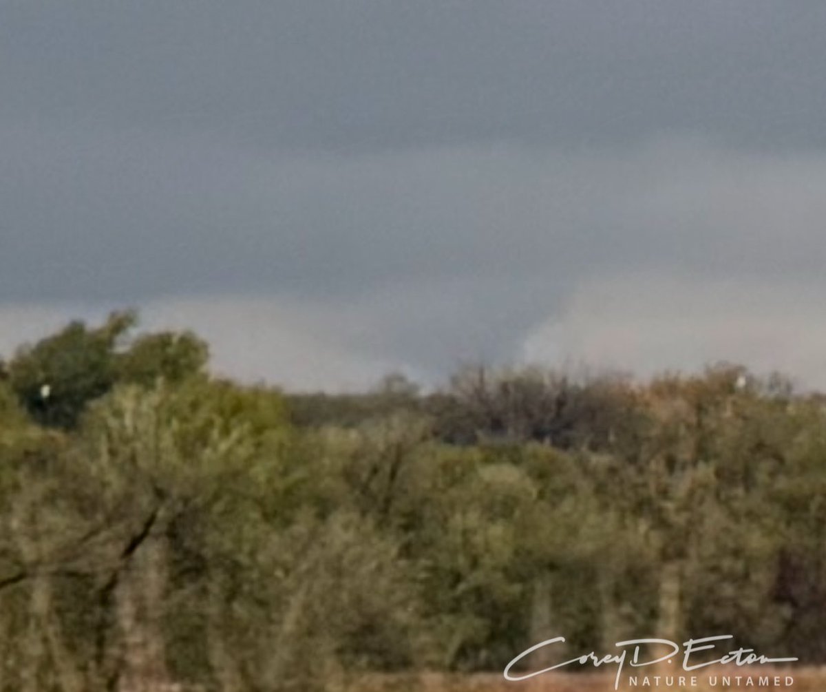 North of Anadarko 10 min ago.  Another interesting day…