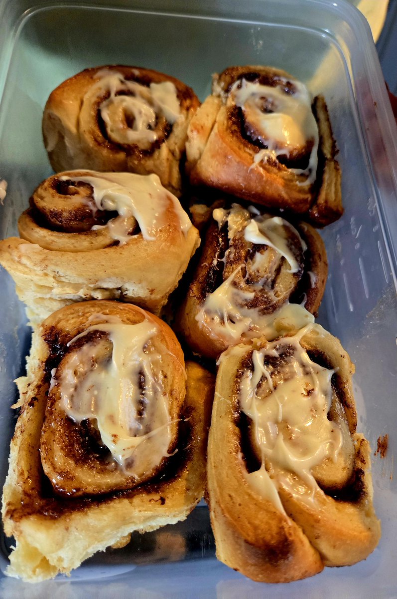RedRose8294's tweet photo. Told my MIL I was making buttermilk cinnamon rolls!! She'll be here soon lol #yummy #BeHappy https://t.co/B3xbsWNzZI