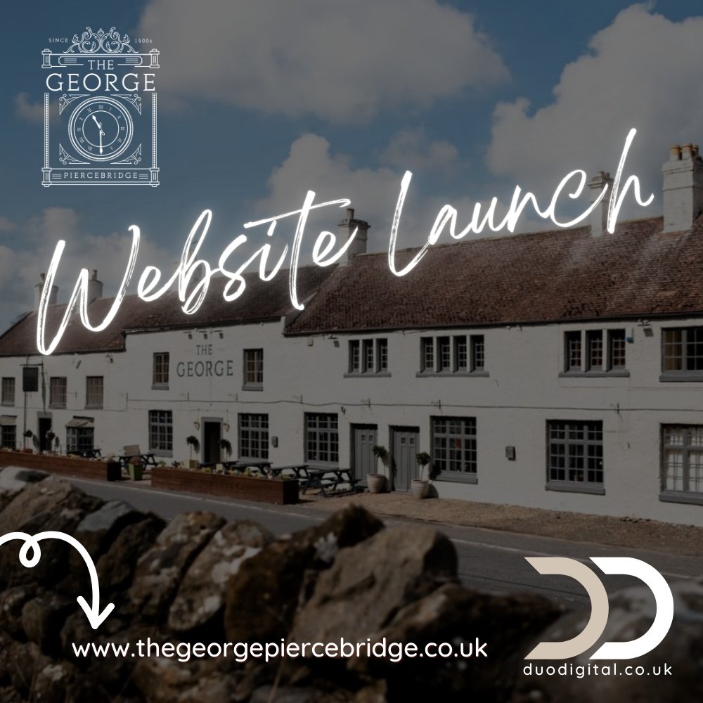 duodigitaluk's tweet photo. New Website Launch for The George of Piercebridge 
https://t.co/LhMei2CVEG

If you'd like to discuss a new website or need help getting found online, then get in touch:

📲 DM Duo Digital
📧 connect@duodigital.co.uk
📞 01642 548408

#darlington #piercebridge #webdesign https://t.co/NnosdYFWxi