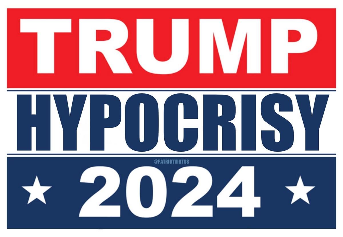 PatriotVirtus's tweet photo. Regardless, if he did, people like YOU did because your cult takes what he says and does it.

"Proud Boys, stand back and stand by."
That is what I would say if I wanted people to wait for further orders from me.

Stupid #CafeteriaChristian who is supporting a #Rapist, you conveniently ignored that part this whole time.

That is precisely what I expect from a #FakeChristian. You are hiding behind faith to support a pedophile, rapist, felon, and guy who has cheated on every single wife he has ever had.

But your side wants to point out that Doug had an affair during his marriage to his ex-wife, and Doug isn't even the candidate, just married to one.

So the moral is, if you're the candidate, then: 
 • Cheating on your wife with a porn star and paying her off IS AWESOME!!!!
 • If your SPOUSE had an affair on their EX then you are a HORRIBLE PERSON!

#Hypocrisy is all these garbage people know.