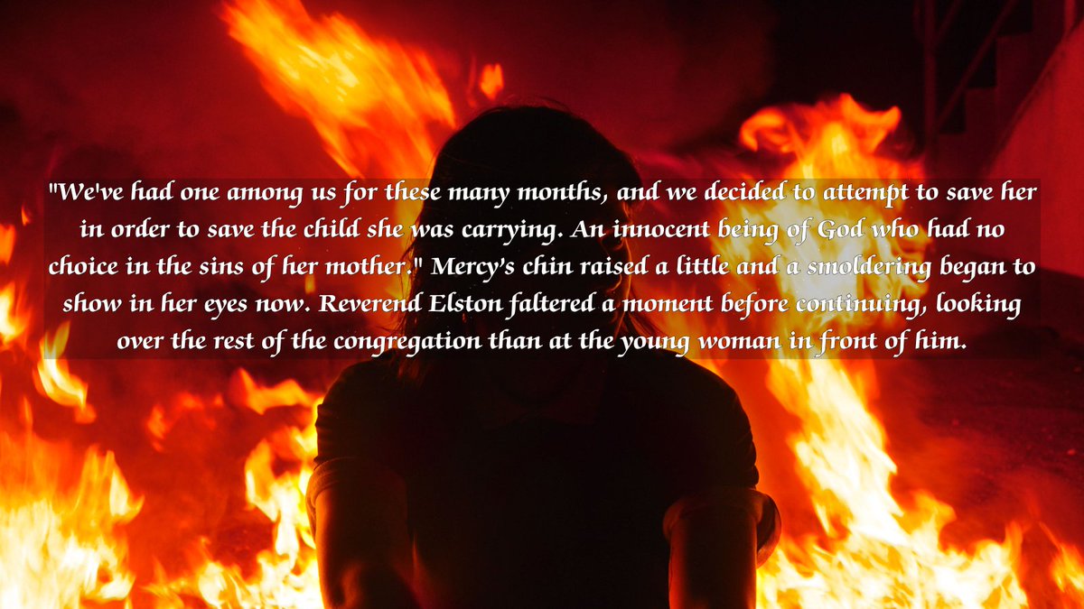 Reverend Elston is not the Godly man he claims to be but he's got the wool pulled over the town's eyes.

Mercy, a quiet young woman with a ready smile, is subjected to his dark side.

Now she must find her own to stop him.

#questpit #W #A #HF #SUP

MEDUSA x THE SCARLET LETTER