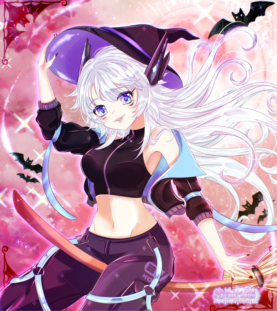 Happy (belated) Halloween! Hope everyone had a fun time trick-or-treating and partying! Here's my gift for #kodaaion from vdesigners secret santa &lt;3🦇