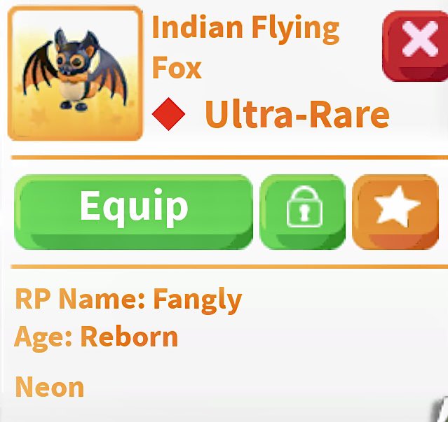 🤍NEON🧡INDIAN🧡FOX🧡GWY🤍!
What a Cutie!

Like-❤️~ReTwEeT~Follow Me💕&amp; 
Comment “FANGLY”! 
Follow~ <a href="/NightmareShelly/">Shelly (Queen of butterflies and moths🦋)</a> 💜

#adoptmegiveaways #adoptmegw #adoptmegws #roblox #adoptmetrader  #adoptmepets #adoptmegiveaway #adoptmeroblox #AMTrading #adoptme #adoptmetrades