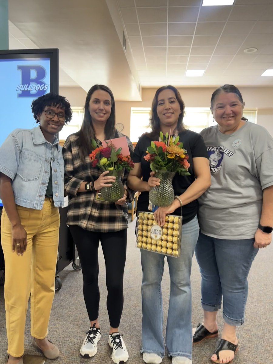 Congratulations to Ms. Horton our 24-25 Teacher of the Year! Congratulations Mrs. Moumen or 24-24 Instructional Assistant of Year!!