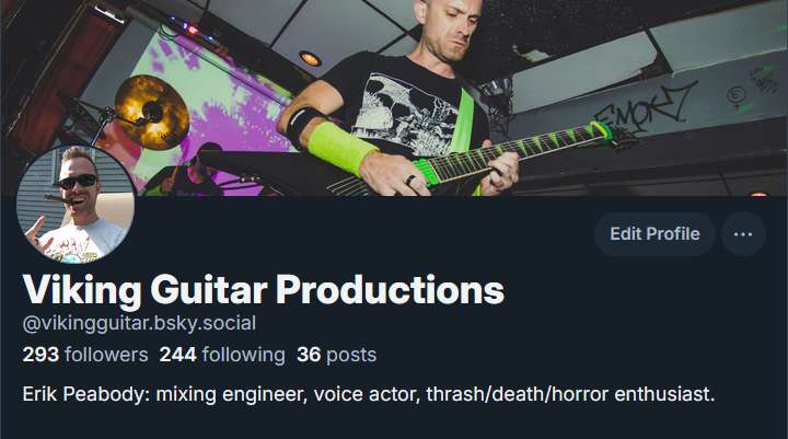 Erik Peabody (Viking Guitar) (@vikingguitar) on Twitter photo 