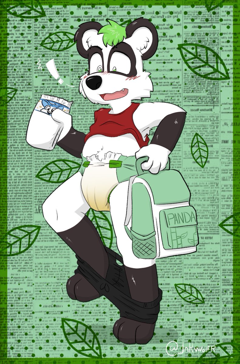 InkwolfR's tweet photo. Seccond comm for the awesome Jamsey Panda!
@Lil_Panda_James
It isn´t like those tiny shorts left anything to our imagination anyways... ^///^
Thanks lots for your support! 

Reposts are appreciated! ^^
Thanks for reading! 

#abdl #diaperfur #babyfur #abdlart #diaper https://t.co/JnUej6WF4H