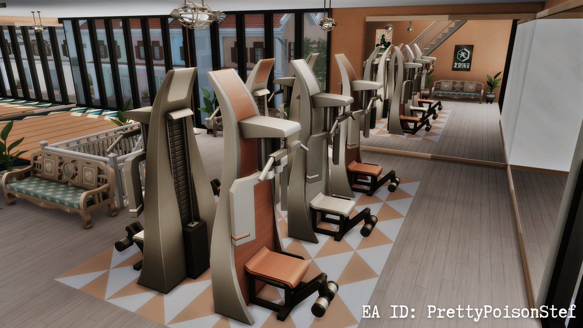 PrettyPoisonSim's tweet photo. 💪Taka Soi Gym ♡ #PopulatePlanetSims
- No CC | Play Tested As Gym
- EA ID: PrettyPoisonStef
- Speed Build: https://t.co/rE9ihKTiwJ
#sims4 #showusyourbuilds #sims4build #sims4builders #sims4community #sims4house #sims #simstagram #prettypoisonstef https://t.co/FF6tD043Y7