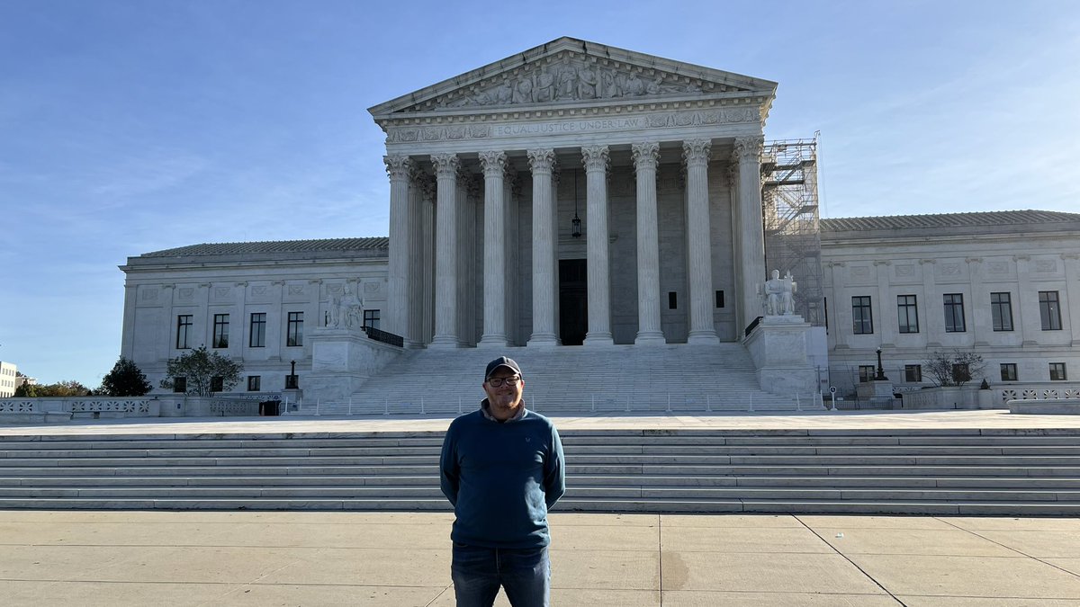 nick_m_DX3906's tweet photo. @jonsopel @KamalaHarris Travelled to Washington from England this week. Went to the US Supreme Court this morning…I hope this election doesn’t end up there a la Bush/Gore. https://t.co/uqA7QVWiuG
