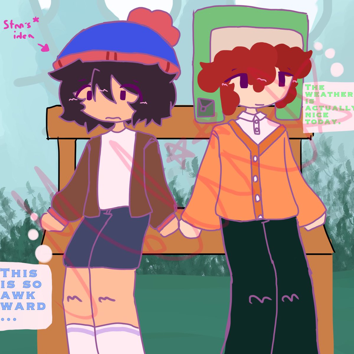 Melilovesice's tweet image. Yayayyayay first post!! 

Day 1: Nostalgia; First date!!

#StyleWeek2024