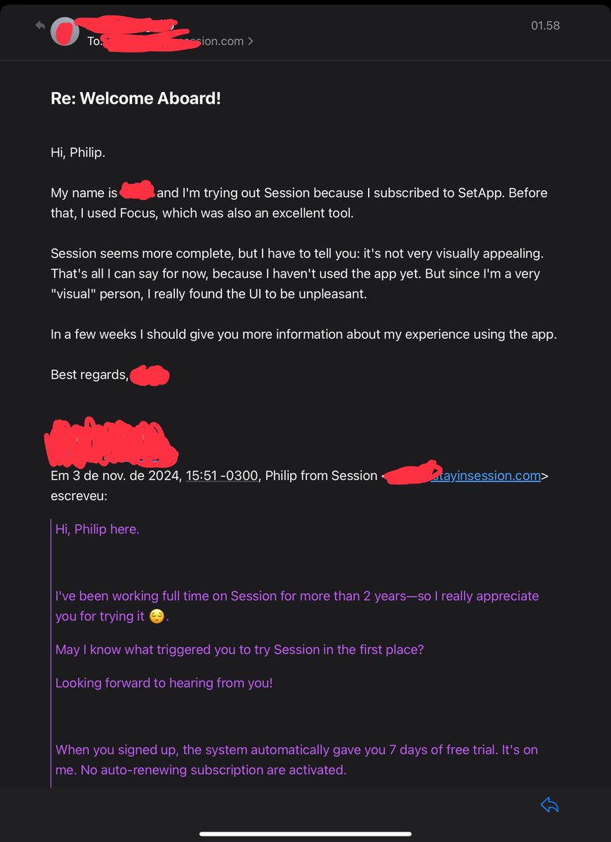 I got this from time to time that say session UI is bad. I followed up to  some of them like “can you give me few example of apps that you find