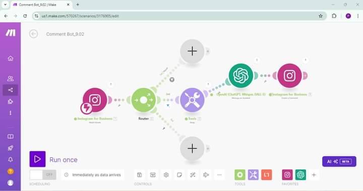 Peter_Maximus1's tweet photo. This https://t.co/9oxbiKVMaO automation monitors posts, uses ChatGPT to generate relevant comments, &amp; posts them automatically!
Save time, boost engagement &amp; build stronger relationships with your audience.  #InstagramAutomation #MakeCom #AICommenting #Automation #USElection2024 https://t.co/jKCC6YE1yL